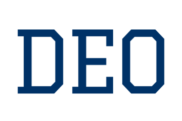 DEO's blue logo